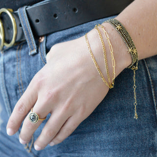 2.4mm Solid Open Link Bracelet | 10k - Anne Sportun Fine Jewellery