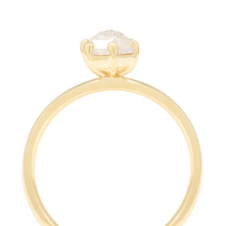 One of a Kind Hexagon Diamond Ring - Anne Sportun Fine Jewellery