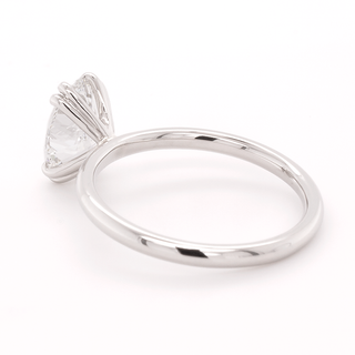 1.30ct Oval Diamond Split Prong Ring | 14k White - Anne Sportun Fine Jewellery