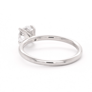 1.02ct Lab Grown 'Annie' Round Diamond Ring D/VS2/EX