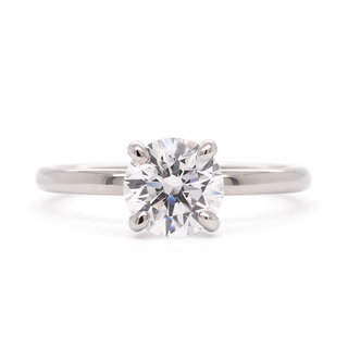 1.02ct Lab Grown 'Annie' Round Diamond Ring D/VS2/EX
