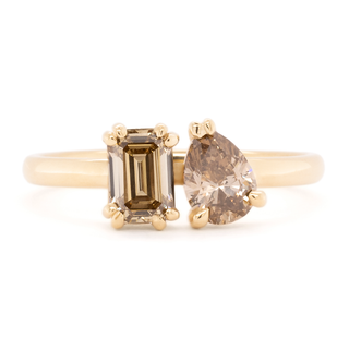 Champagne Diamonds "Toi et Moi" Ring - Anne Sportun Fine Jewellery