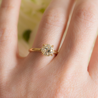 1.93ct Old European Vintage Crown Jubilee Diamond Solitaire - Anne Sportun Fine Jewellery
