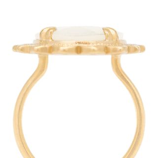 Custom 'Scalloped Halo' Moonstone