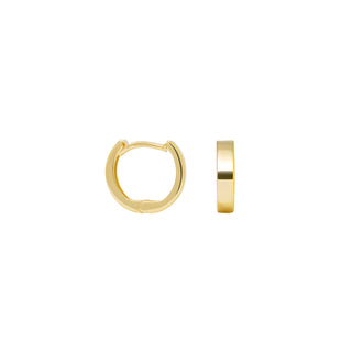 13mm Chubby Huggie Earring (Single) - Anne Sportun Fine Jewellery