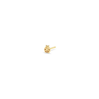 Itty Bitty Ladybug Stud | 14k - Anne Sportun Fine Jewellery