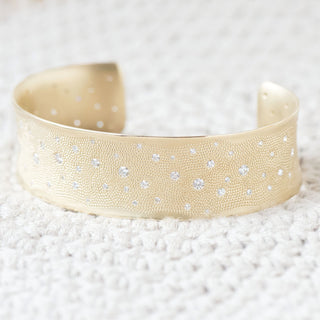 Bold Stardust Cuff - Anne Sportun Fine Jewellery