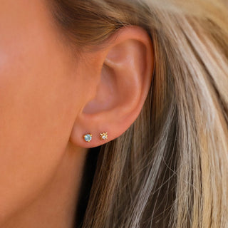 Starburst Studs | 10k - Anne Sportun Fine Jewellery