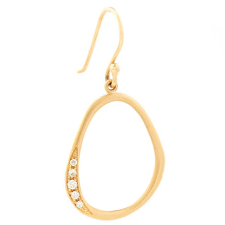 Large Open Organic 'Flow' Earrings - Anne Sportun Fine Jewellery
