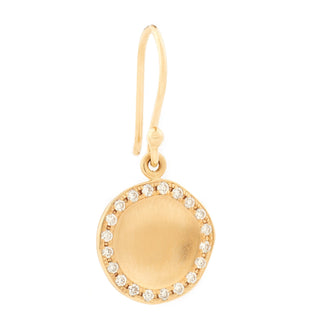Lilydust Pave Rim Cup Earrings - Anne Sportun Fine Jewellery