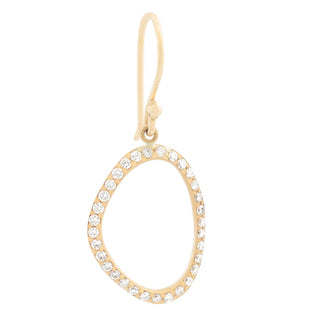 Diamond 'Lilydust' Hook Earrings - Anne Sportun Fine Jewellery