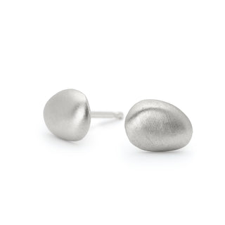 Matte Finish Petal Stud Earrings - Anne Sportun Fine Jewellery