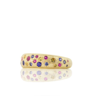 Tapered Multi Sapphire Band | 18k - Anne Sportun Fine Jewellery