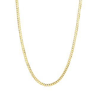 2.7mm Solid Curb Chain | 10k - Final Sale