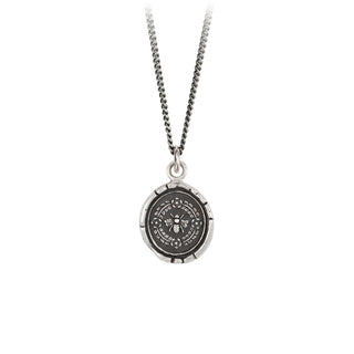 Honeybee - Growth Talisman Necklace | Silver