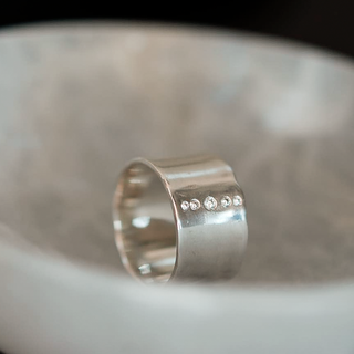 Cigar Band with Diamonds | 18k - Anne Sportun Fine Jewellery