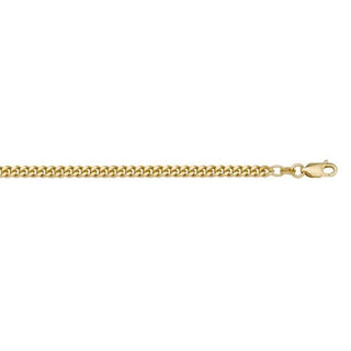 2mm Solid Curb Link Chain | 10k - Anne Sportun Fine Jewellery