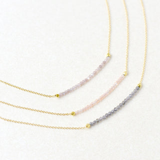 Centre Gemstone Wrap Necklace - Anne Sportun Fine Jewellery