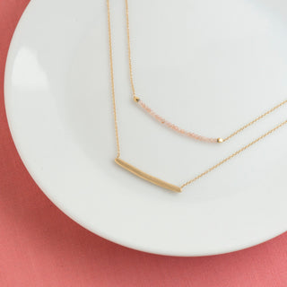 Simple Bar Necklace - Anne Sportun Fine Jewellery