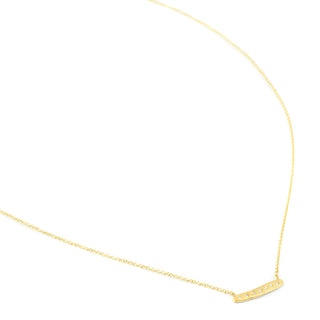 Diamond Stardust Mini Bar Necklace - Anne Sportun Fine Jewellery