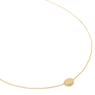 Diamond Petal Slider Pendant - Anne Sportun Fine Jewellery