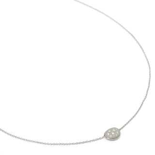 Diamond Petal Slider Pendant - Anne Sportun Fine Jewellery