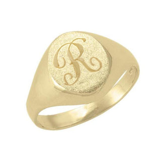 9.5mm Signet Ring | 10k - Anne Sportun Fine Jewellery