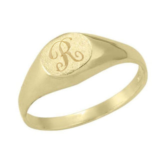 6.5mm Pinky Signet Ring - Anne Sportun Fine Jewellery