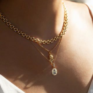 Panther Chain Necklace | Gold Plated Brass - Anne Sportun Fine Jewellery