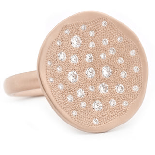 Diamond 'Stardust' Disc Ring - Anne Sportun Fine Jewellery