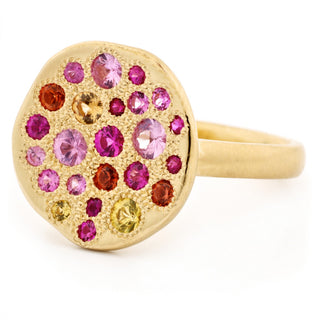 Sapphire 'Sunburst' Ring - Anne Sportun Fine Jewellery