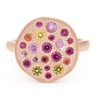 Sapphire 'Sunburst' Ring - Anne Sportun Fine Jewellery