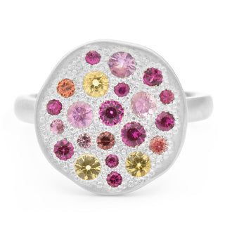 Sapphire 'Sunburst' Ring - Anne Sportun Fine Jewellery