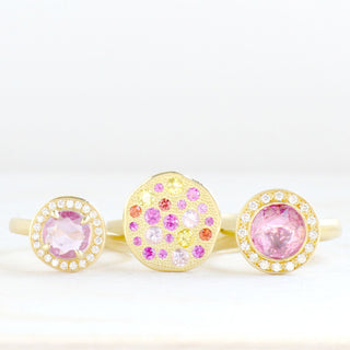 Sapphire 'Sunburst' Ring - Anne Sportun Fine Jewellery