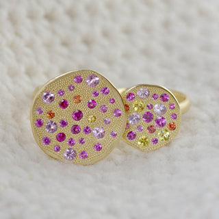 Sapphire 'Sunburst' Ring - Anne Sportun Fine Jewellery