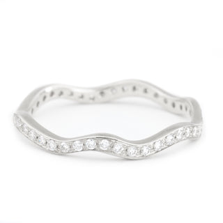 Diamond Wave Band - Anne Sportun Fine Jewellery