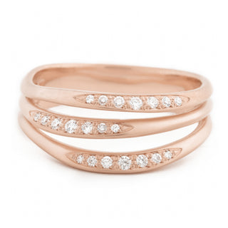 Stacked Trinity Flow Band - Anne Sportun Fine Jewellery