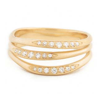 Stacked Trinity Flow Band - Anne Sportun Fine Jewellery