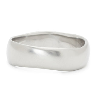 Men's Plain Wavy Band - Anne Sportun Fine Jewellery