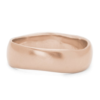 Gold Wide Wavy Band | 6.2mm - Anne Sportun Fine Jewellery