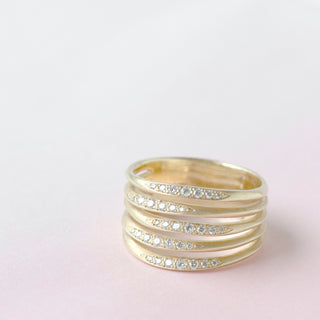 Stacked Five Flow Band - Anne Sportun Fine Jewellery