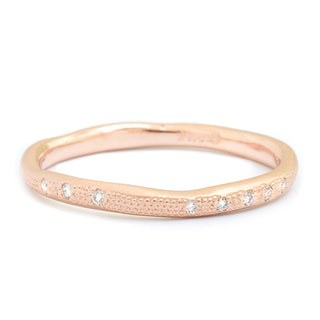 Gold Wavy Stardust Band - Anne Sportun Fine Jewellery