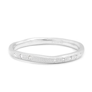 Gold Wavy Stardust Band - Anne Sportun Fine Jewellery