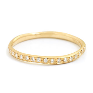 Single Row Diamond Wonky Band - Anne Sportun Fine Jewellery