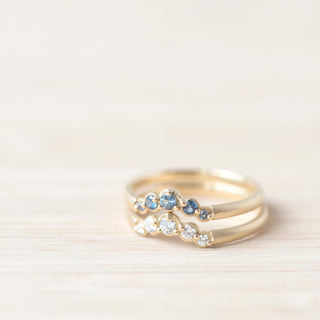 Blue Sapphire Festival Ring - Anne Sportun Fine Jewellery