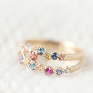Multi-Coloured Sapphire Festival Ring - Anne Sportun Fine Jewellery