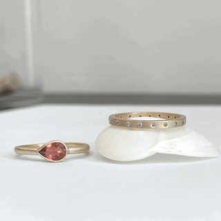 Grey Diamond Eternity Band | 14k